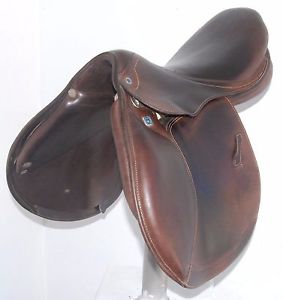 18" STUBBEN SADDLE (SO19941) FULL BUFFALO LEATHER, GOOD CONDITION!! - DWC