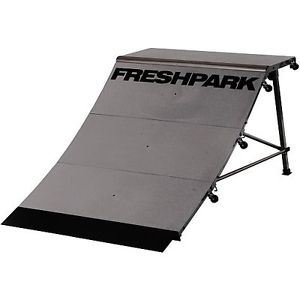 New FreshPark BMX Skateboarding Quarter Pipe Portable Foldable Weatherproof Ramp