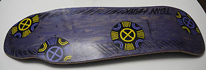 Vintage OG NOS 1990 Powell Tony Hawk Medallion Skateboard Full Size Ripper Top