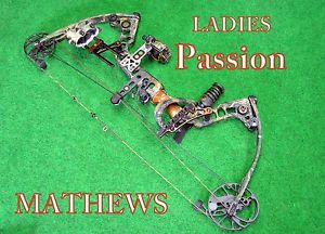 LADIES  MATHEWS PASSION COMPOUND BOW  RH 45-60* SHIP WORLD WIDE*