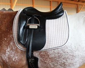 17" M. Toulouse Romina Platinum Dressage Saddle with Genesis System