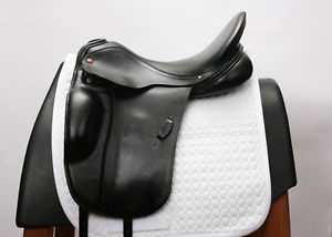 USED ALBION SLK ULTIMA EUROPA 18" M BLACK DRESSAGE SADDLE