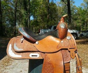 Circle Y Western Pleasure Equitation Show Saddle 14"