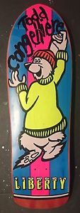 NOS Liberty Todd Congelliere Vintage Skateboard World Industries 101 Blind