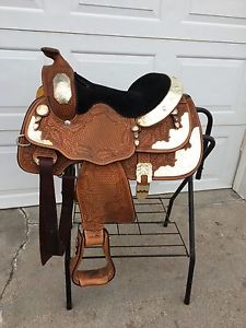 Western Billy Royal Youth Show Saddle 13" Seat