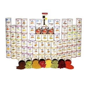 1 year Kit 30-Variety Food Storage Emergency Supply Bucket Rations Kit mre Fruit