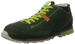 Tg 45| AKUBellamont Suede - Scarpe da Arrampicata Alta Unisex - Adulto, verde (