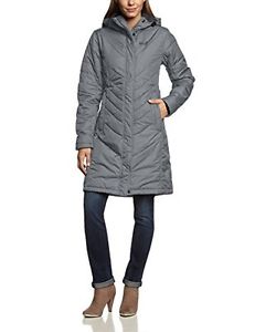 Tg Medium| Jack Wolfskin, Cappotto Donna Crystal Iceguard, Grigio (Grey Heather)