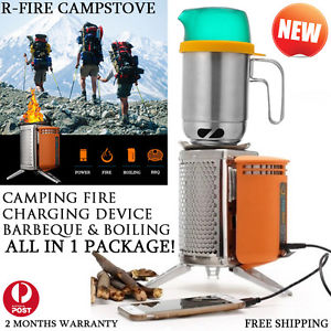 All in 1 Energy CampStove USB Charger Camp Stove Cooking Water Boiling Camping