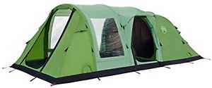 6 Person tent Inflatable air beam Coleman Fast Pitch Air ValdesTent - Green