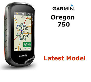 Garmin Oregon 750 Outdoor Handheld GPS Navigator Worldwide Receiver Geocaching