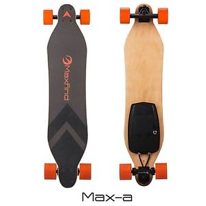 ELECTRIC SKATEBOARD MAX - a Up to 18 mph.