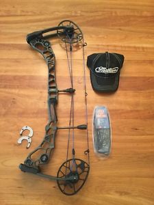 Mathews Halon 6 RH 29" 60-70 LB Bow Stone Tactical Winners Choice 85% & 75% Mods