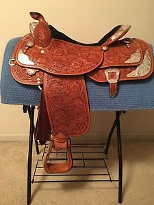 Circle Y Western Pleasure Show Saddle 16 inches -Get you Noticed!