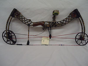 Used Mathews Creed XS Limited Edition RH 50# 28" Cam Compound bow setup