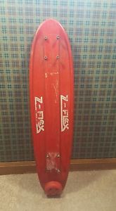 Vintage skateboard deck Z-flex 27 inch red OG 70's old school