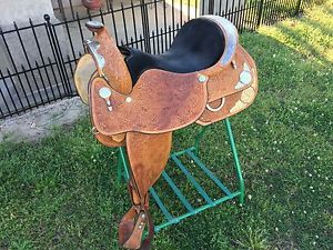 Circle Y Western Pleasure Equitation  16" Show Saddle FQHB