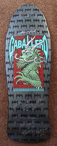 Caballero Powell Peralta Reissue Skateboard Deck signed BONES BRIGADE TONY HAWK