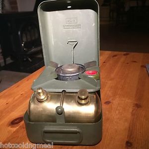 Vintage military and rare Fuhrmeister nr 8 primus stove. Made in Norway