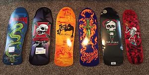 Bones Brigade Complete Set Signed Decks Hawk Cab Mountain Guerrero McGill Mullen