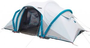 Quechua Air Seconds Family 4.2 XL F and B Tent 4 People White Sun Protection New