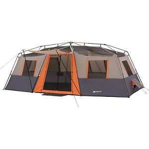 Ozark Trail Instant 20' x 10' Cabin Camping Tent, Sleeps 12