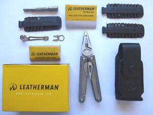 Leatherman Charge TTI Multi Tool Knife +42 Bit Kit+ Bit Extender +Leather Sheath