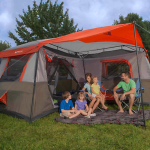 Adult 12 Person 3 Room Camping Instant Cabin Tent Waterproof Outdoor