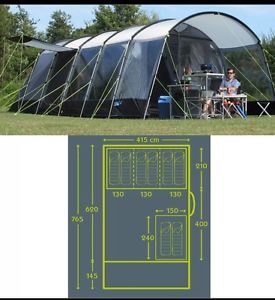 Kampa Croyde 8 (series 3) berth person man camping family tent
