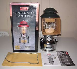 Rare Coleman Centennial Lantern 03/01 With Box Papers Very Nice