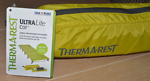 New Thermarest Therm-A-Rest ULTRALITE Camping Sleeping Cot 3lbs Packable Large