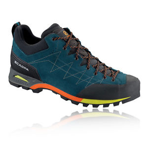 Scarpa Zodiac Tech Approach Mens Blue Water Resistant Hiking Walking Shoes