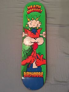 Birdhouse Skateboard Deck Heath Kirchart Sour Cat Rare Cliver Blind World Baker