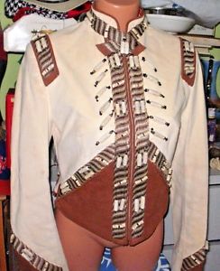 SHOW SEASON CUSTOM SIDESADDLE HABIT WESTERN APRON & JACKET NATIONAL LEVEL SZ 8+