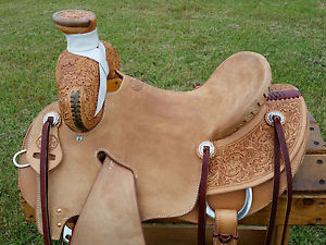 15.5" Spur Saddlery Ranch Roping Saddle - Seat Rigging -Made in Texas