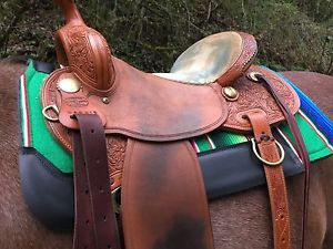 McCall Western saddle-Time Saver 16/15  Barrels/trails Custom saddle -Free Ship