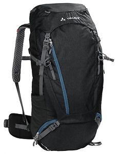 VauDe Randonnée Pédestre Expedition Sac à dos Asymétrique 52 + 8 Liter noir