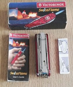 VICTORINOX SwissFlame, Swiss Army Knife, SAK mit Feuerzeug rare  in OVP NEU