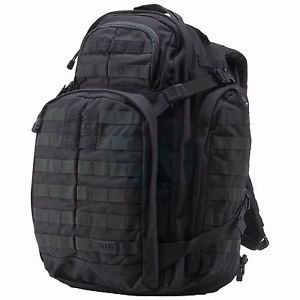 5.11 Tactical Rush 72 Black Backpack Bag Foto Hunting Outdoor Survival Militar