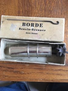 Vintage Borde Benzin Brenner Backpacking Stove Rare Alpine Mountaineering Stove