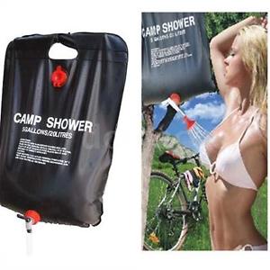 Campingdusche Solardusche 20L Shower Outdoordusche schwarz solar K2Z3