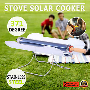 STOVE SOLAR COOKER OVEN BBQ GRILL HEAT CAMP OUTDOOR CAMPING SUN COOKING HOT