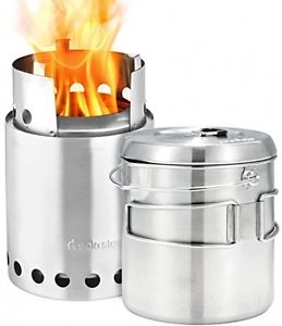 Solo Stove Titan and Solo Pot 1800 Camp Stove Combo: Woodburning Backpacking