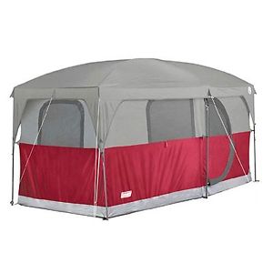 COLEMAN Hampton 6 Person Family Camping Cabin Tent w/ WeatherTec | 13' x 7'