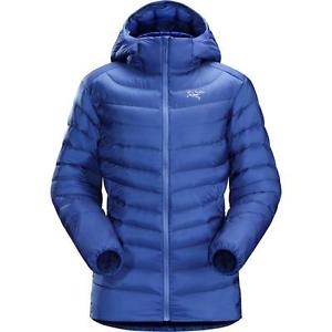 Womens 850 Down - ARCTERYX Cerium Hoody Jacket Size Extra Small - SOMERSET BLUE