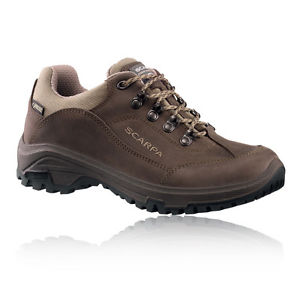 Scarpa Cyrus Womens Brown Water Resistant Gore Tex Walking Hiking Shoes