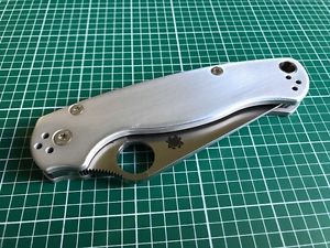 Spyderco Para Military 2 Knife Custom Titanium 110V