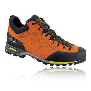 Scarpa Zodiac Tech Approach Mens Orange Water Resistant Walking Hiking Shoes