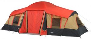 NEW! Ozark Trail 10-Person Vacation 3 Room TENT W/ Built-In Mud Mat Large Family