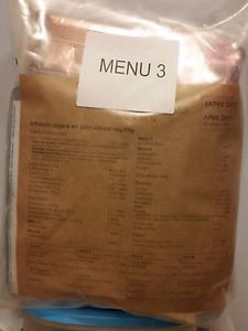 MRE - DUTCH ARCTIC ROEK 24HR MILITARY COMBAT RATION -MENU 3 - (IN USA)